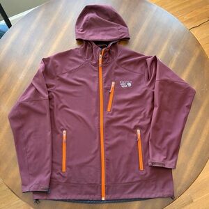 Virginia Tech Mountain Hardwear Men's Principia Soft-Shell Jacket